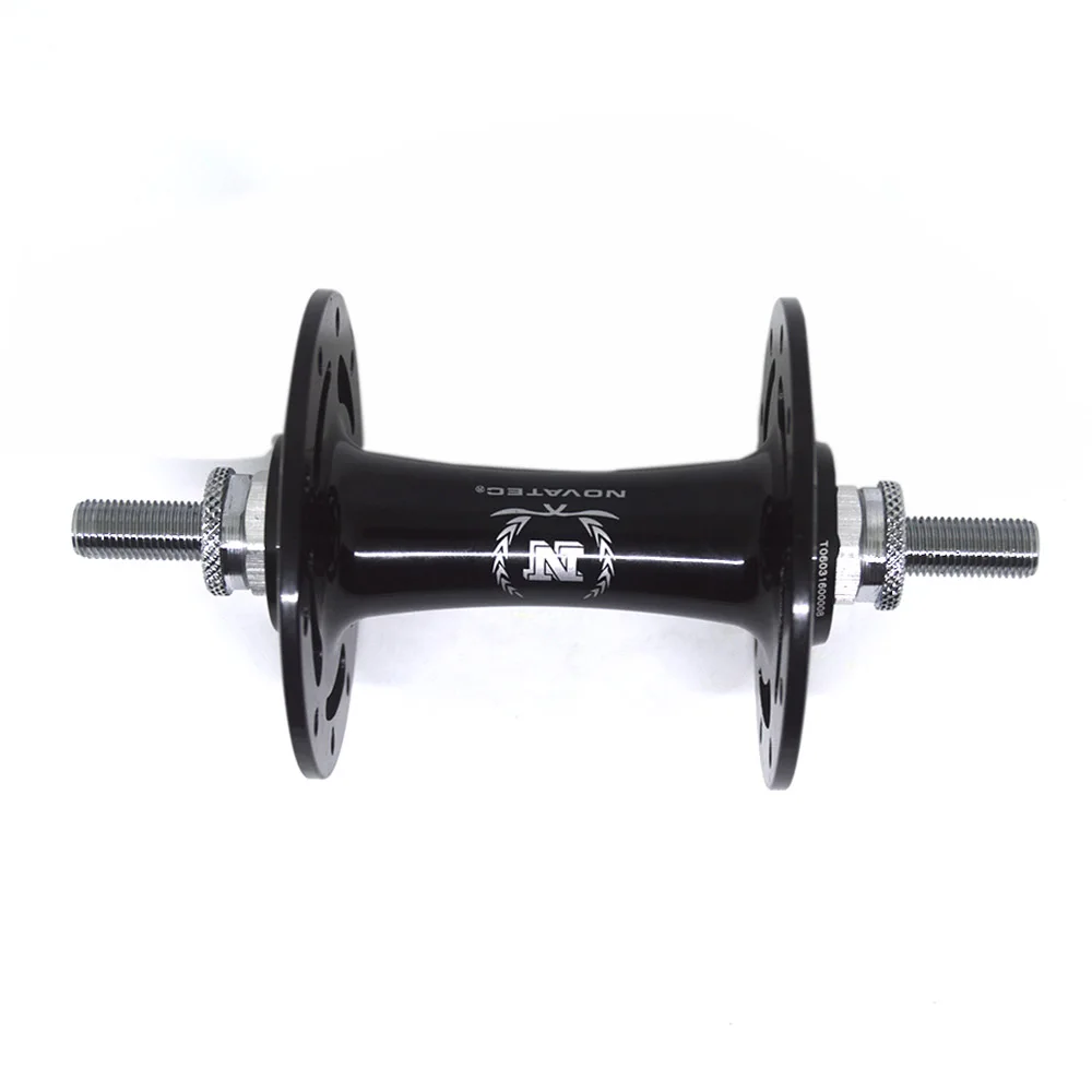 Bicycle Hub Novatec 165 166 Front&Rear Fixed Gear Hub Track Bike Axle Part Bearing Steel Hub Fixed Gear Bicycle Hub 20-24H/32-32h