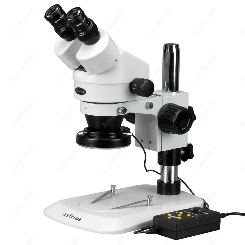 Buy Stereo Zoom Microscope AmScope Supplies 7X 90X