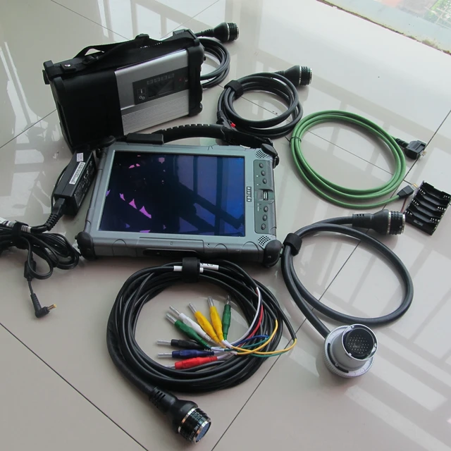 Best Price Super MB Star C5 SD Connect with latest software 2018.12 240gb mini ssd with ix104 tablet computer cpu i7 ram 4g ready to use 