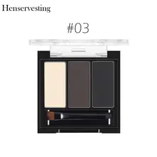 Макияж для бровей косметический натуральный долговечный водонепроницаемый Женский порошок Палитра