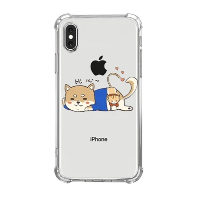 Funda shaba Inu чехол с узором s для iPhone 11 11 PRO X XS XR Max 6 6s 7 8 Plus чехол противоударный чехол Мягкая силиконовая задняя накладка из ТПУ чехлы - Цвет: SAB007