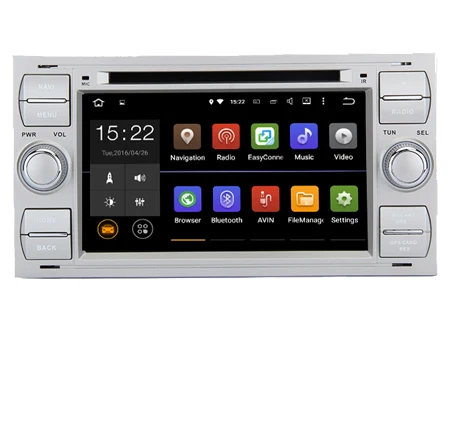 7-дюймовый 2din Android 7 1 Автомобильный DVD плеер для Ford Focus Kuga транзит Wi-Fi 4G GPS Bluetooth Canbus