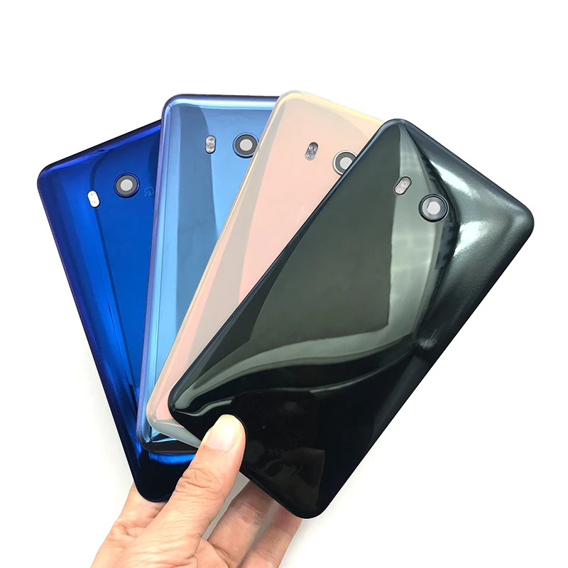 Для htc U11 U-3W U-1W сзади Батарея крышка двери чехол для задней части телефона Замена с боковыми кнопками