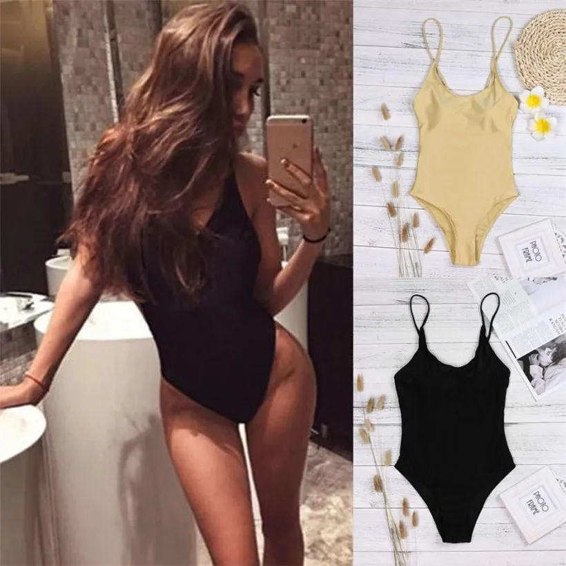 

Women Sexy Bikini Set Push-Up Padded Swimwear Swimsuit Bathing Solid Beachwear 0629