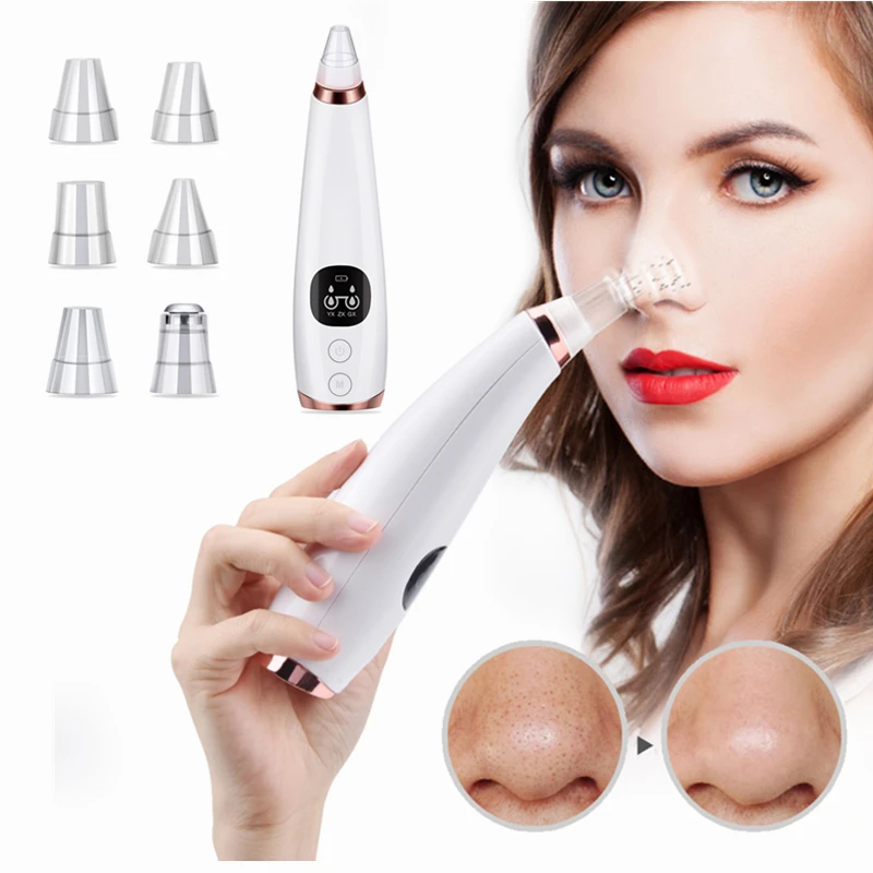 

Electric Blackhead Remover Machine Pore Vacuum Black Heads Pimple Suction Cleaning Tool Acne Drop Ship Beauty Tool Maquiagem