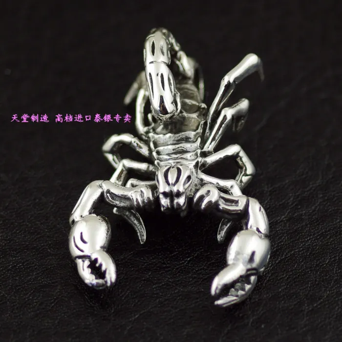 Импорт в Таиланд стерео Скорпион для мужчин 925 пробы серебряный кулон|silver pendant|925