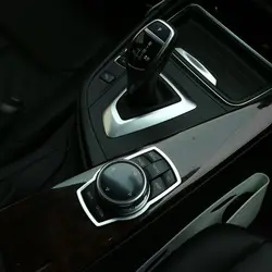 Интерьер автомобиля мультимедиа Кнопки круг Стикеры охватывает наклейка для BMW X5 X3 X6 E46 E39 E38 E90 E60 E36 F30 F30 E34 F10 F20 E92 E38