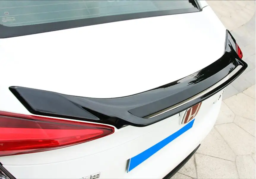 JINGHANG ABS краска автомобиля заднее крыло багажника выступ Спойлеры подходит для 16-18 Honda Civic