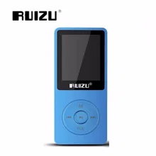 RUIZU X02 ультратонкий Mp3 плеер Usb 8 ГБ 4 ГБ оперативной памяти, 16 Гб встроенной памяти, 1,8 дюймов Экран играть 80 h Высокое качество Mp3 игроков радио Fm Электронная книга музыкальный плеер
