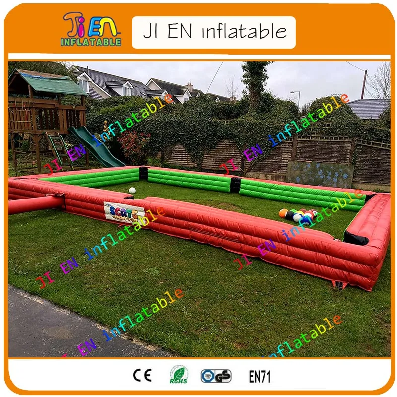 Free shipping inflatable snooker field for sale with free balls / billiard table air soccer pool | Игрушки и хобби