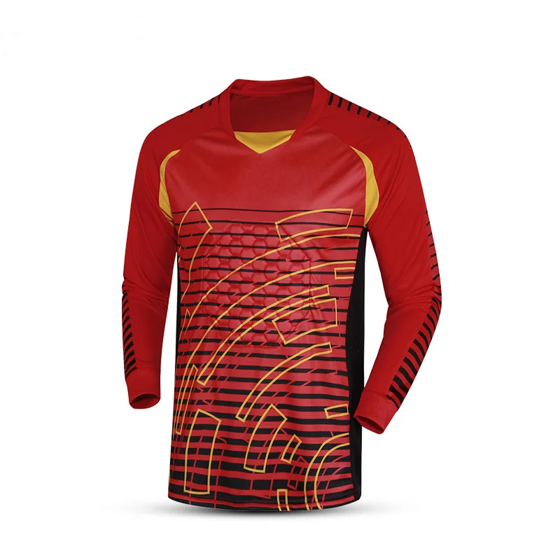 Вратаря футбольные майки Губка протектор Футбол вратарь придверниками рубашки