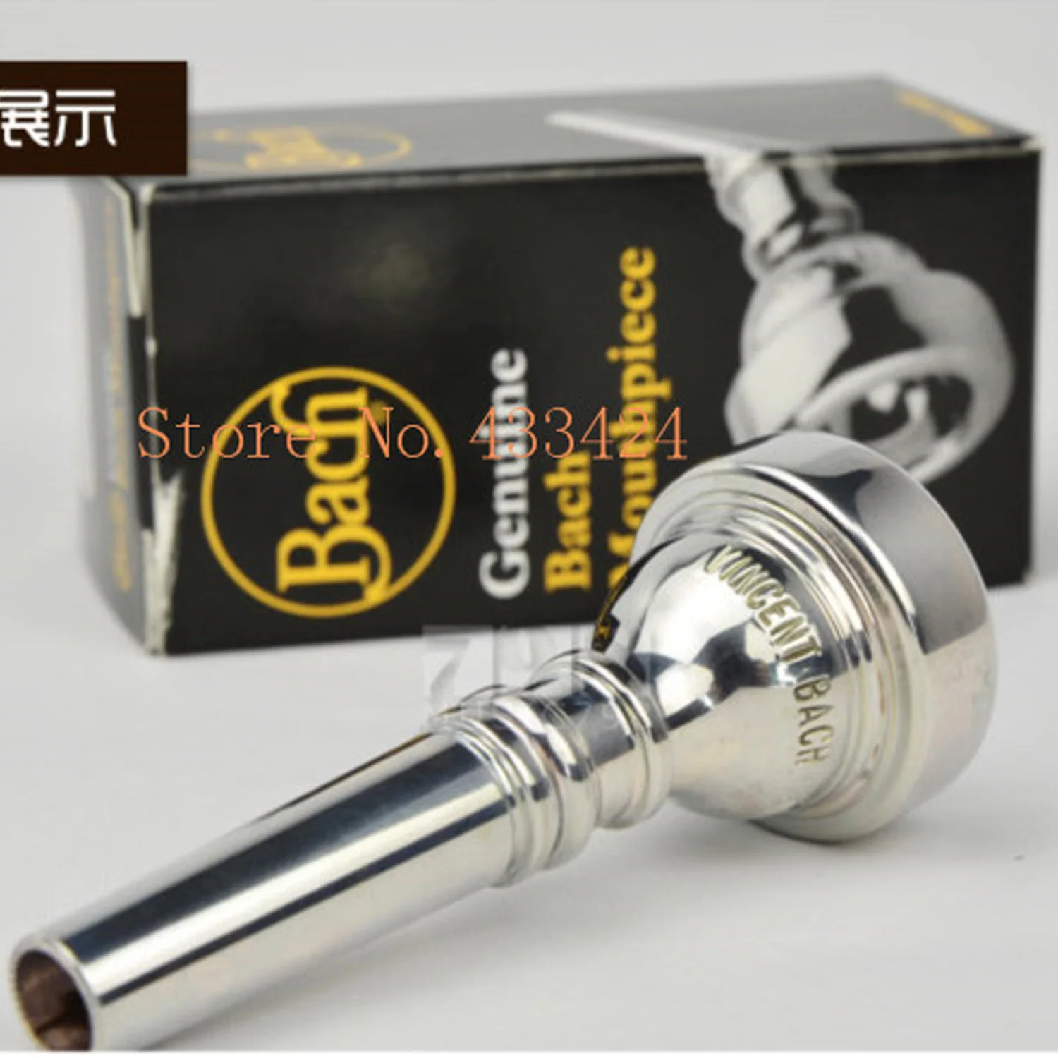 

Original Professional 349 Vincent Bach Trumpet Mouthpiece 1C 1FC（1 1/4C）1HC（1 1/2C） 2C 3C 5C 7C Silver Plated Accessories