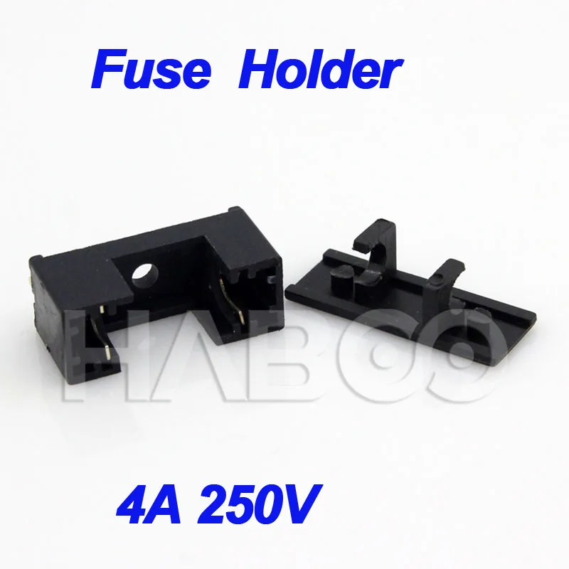 

50pcs/lot shipping free fuse hold pcb fuse holder BLX-A series 4A 250V anl fuse holder shipping free