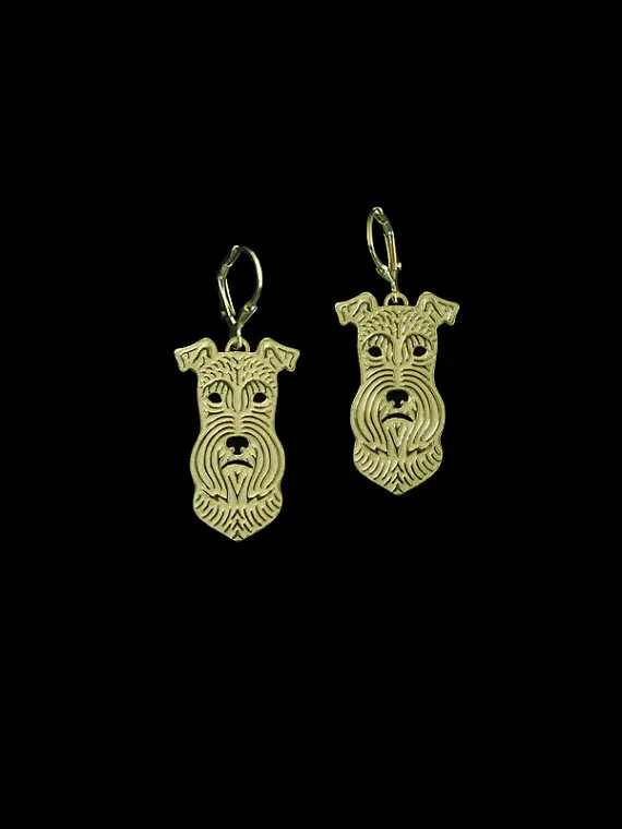 miniature schnauzer earrings