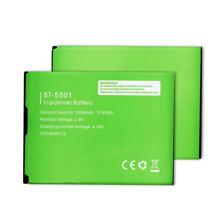 ISUNOO BT-5501 Новый аккумулятор для телефона Leagoo M9 BT 5501 BT5501 2850mah запасная батарея