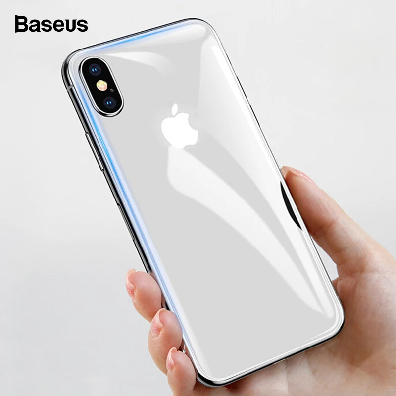 Baseus прозрачная задняя защитная пленка из закаленного стекла для iPhone Xs Max защитная задняя панель закаленное стекло для iPhone Xsmax