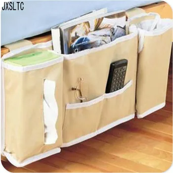 

Unique Fashion Design and Convenient Sofa Bedside Bed Pocket Bed Organizer Hanging Bag Phone Holder Storage Bag Deskside Hanging
