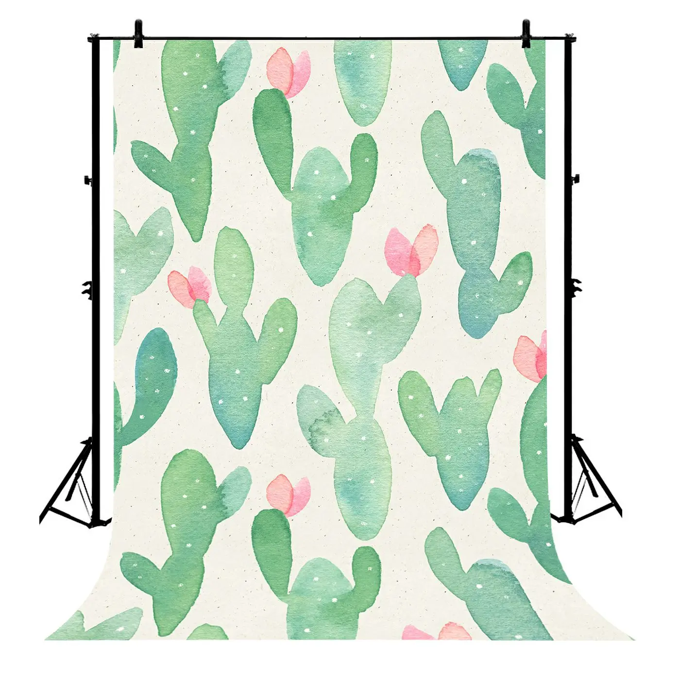 

5x7ft Cactus Floral Polyester Photo Background Portrait Backdrop