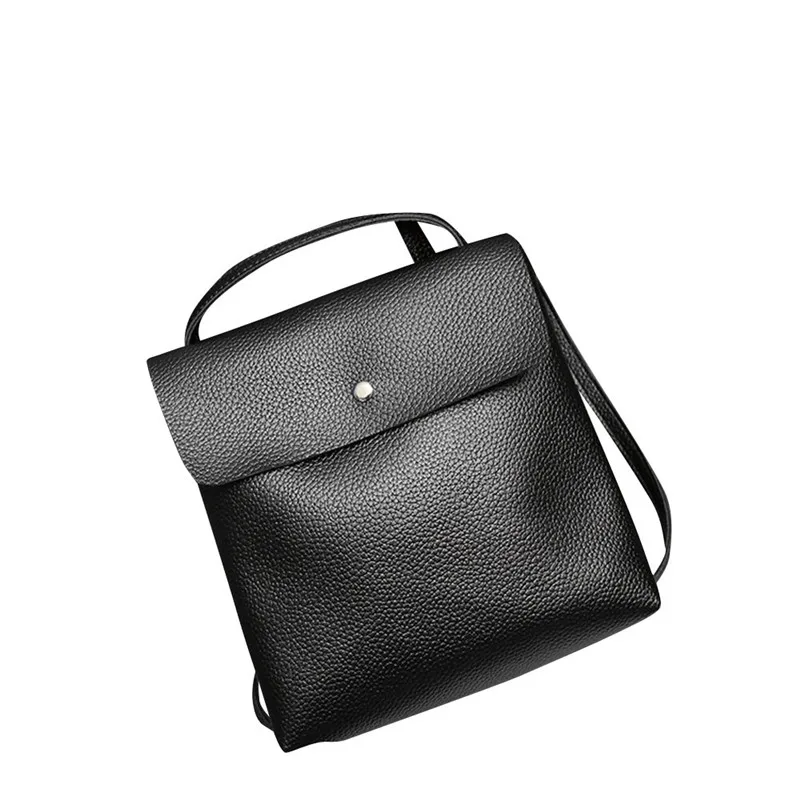 

Fashion Women Lady Leather Satchel Shoulder Backpack School Rucksack Bags Travel Backpack Female School Bags Mochilas Femininas