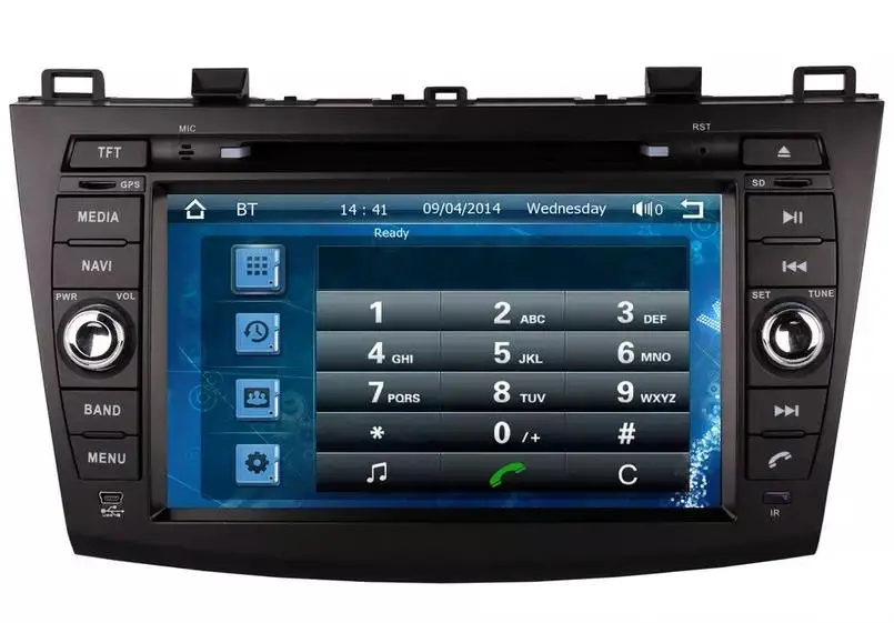 Sale 8" Car DVD player with GPS(optional),audio Radio stereo,AUX,BT/TV,Canbus,car multimedia headunit for MAZDA 3 2009 2010 2011 2012 4