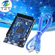 Oficial r3 compatível placa sam3x8e 32-bit braço Cortex-M3/mega2560 r3 duemilanove 2013 para arduino due placa com cabo