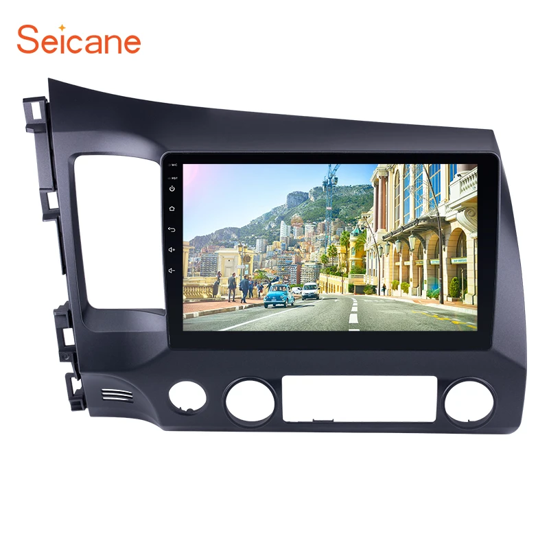 

Seicane 2Din Android 6.0/7.1/8.1 10.1" Car Radio Audio Touchscreen Multimedia Player GPS Head Unit For Honda Civic 2006-2011