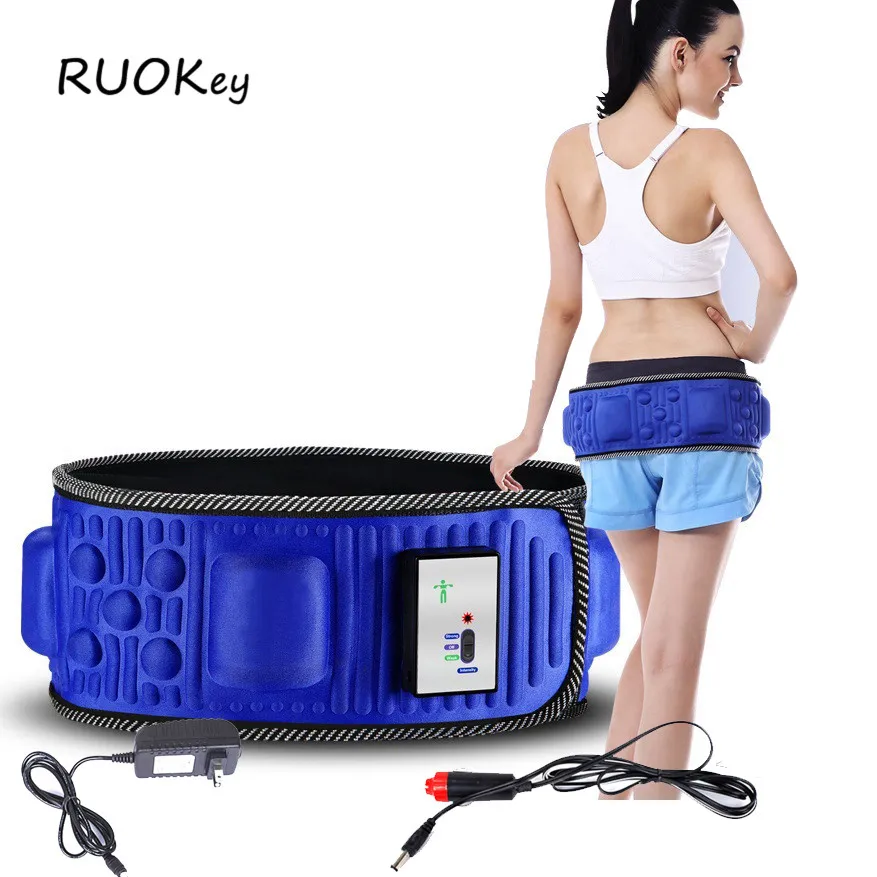 5 Motor X5 Slimming Belt Massage Electric Vibrating Waist Exercise Leg Belly Fat Burning Heating