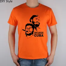 Che Guevara Kuba Kubanischen t-shirt Baumwolle Lycra Top t-shirts Hohe Qualität T-shirt Männer