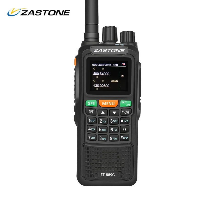 ZASTONE 889G GPS SOS рация 10 Вт 3000 мАч VHF радио 134 174 МГц UHF 400 520 999CH приемопередатчик