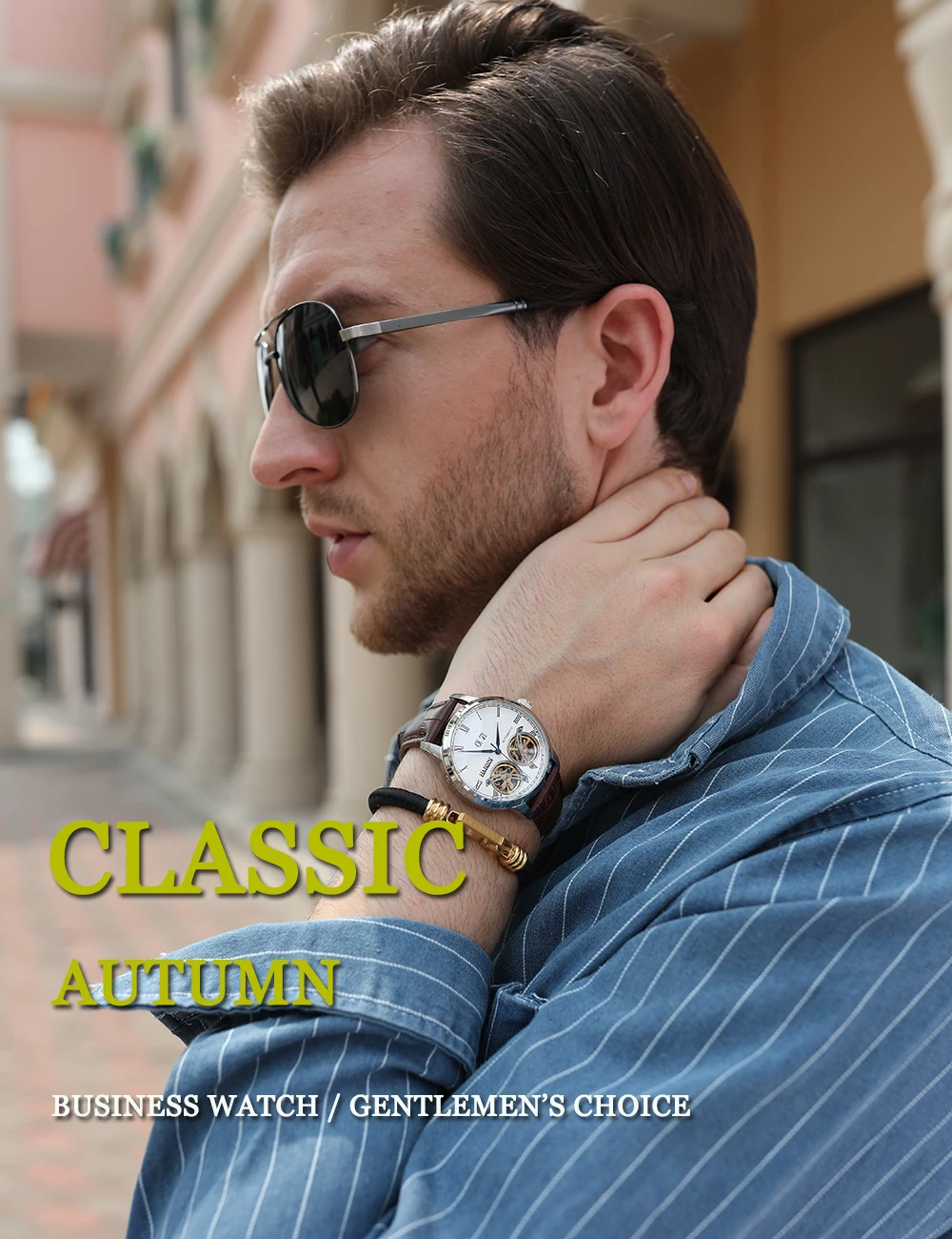 automático mecânico tourbil militar à prova dwaterproof
