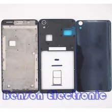 BaanSam Новая передняя рамка средняя Рамка стеклянная задняя крышка батарейного отсека лоток для sim-карт для lenovo S850 S850T Корпус чехол с боковыми кнопками