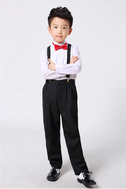 formal dress white shirt and black pants