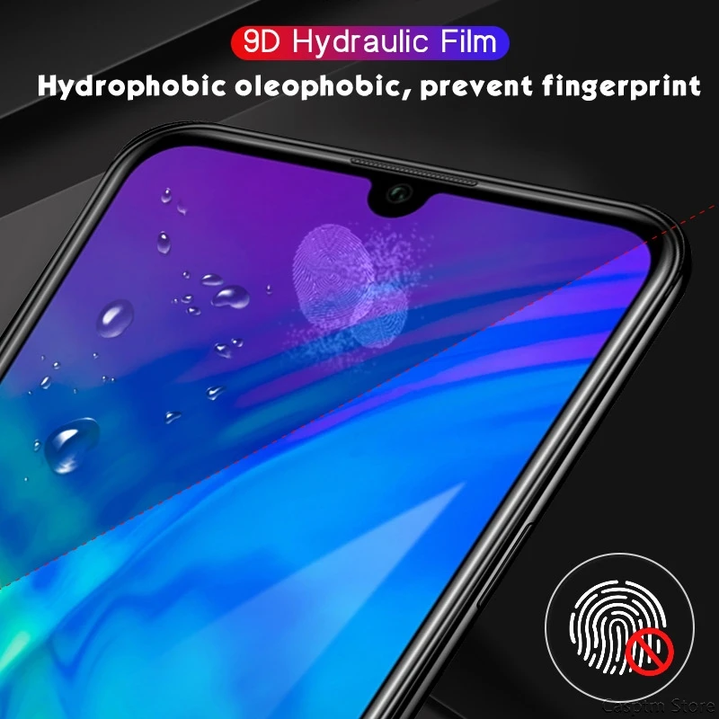 9D полное покрытие мягкая Гидрогелевая пленка для huawei Y9 Y7 Prime Y6 Pro P Smart тонкий протектор экрана для huawei Y9 Y7 Y6 Flim