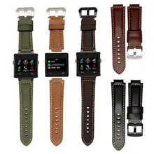 CARPRIE часы ремешок роскошные кожаные часы браслет ремешок для Garmin Vivoactive ацетат FE02 Прямая