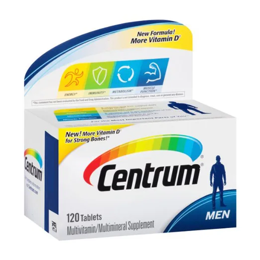 

Centrum Ultra Men Multivitamin/multimineral Supplement 120 Pcs Free Shipping