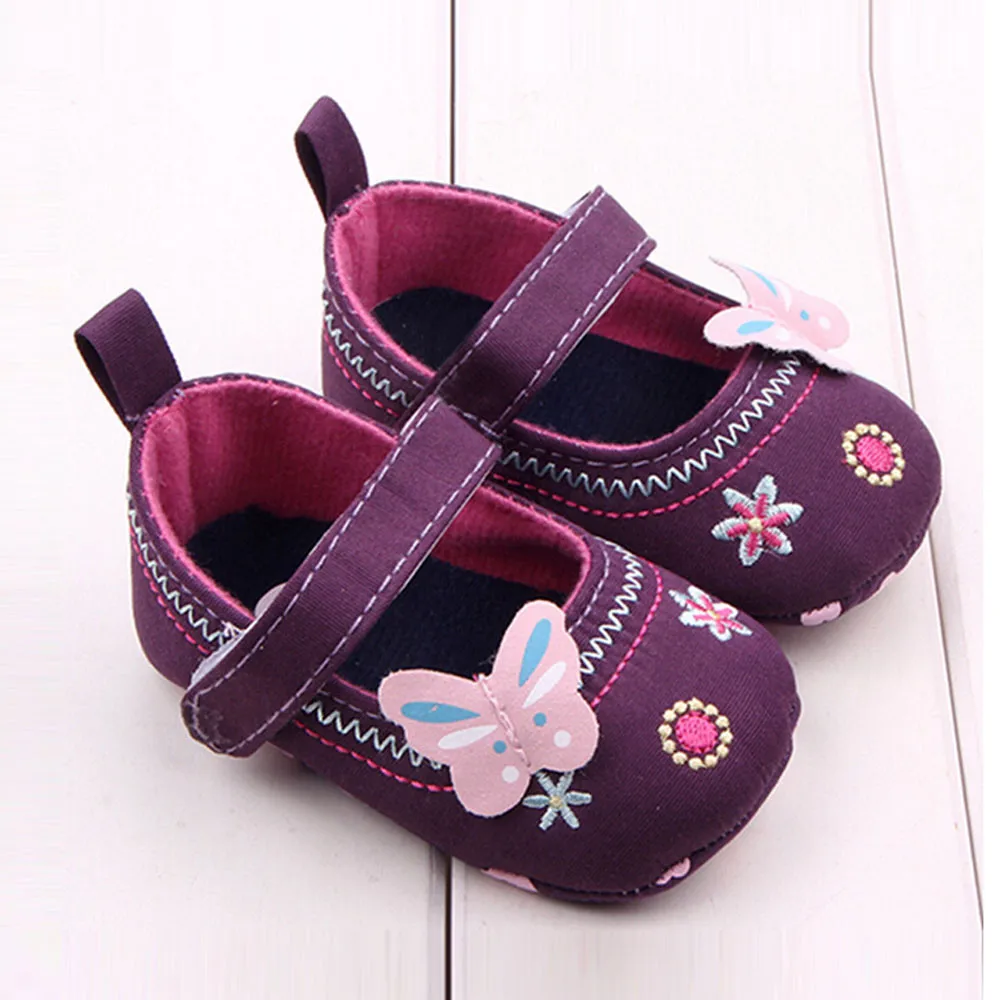 Huang Neeky W#5 Удобные Модные детская обувь бабочка мягкая подошва хлопок малыша обувь ежедневно