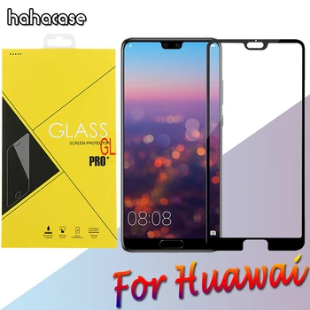 

1000pcs 3D Curved Full Cover Tempered Glass For Huawei P20 Pro Lite 9H Anti-scratch Toughened Protective Flim With Yellow Box