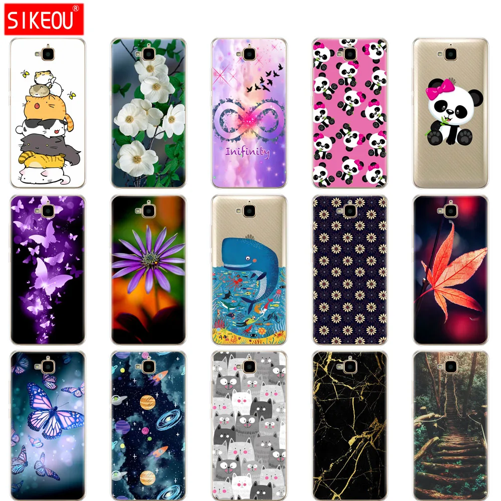 

soft case for Huawei Honor 4C Pro Case Silicone Back cover for Huawei Y6 Pro 2015 coqa TIT-L01 TIT-TL00 Phone bag shell
