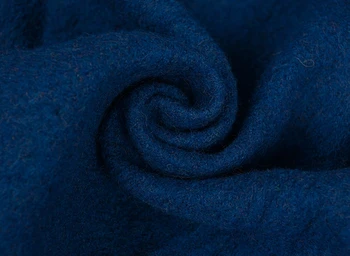 

Blue light yarn-dyed knitting 100% wool fabric for coat stretch fabrics soft plush christmas fabric telas tissus tela DIY cheap