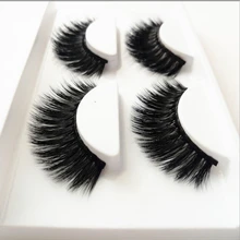 2 пары природных Накладные ресницы Поддельные ресницы длинные макияж 3D норки ресницы расширение ресниц норки ресницы для красоты 11