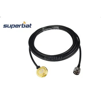 

Superbat Vehicle Antenna NMO Mount 3/4" Hole With 500cm RG58 Cable N-Type Male Plug Connector
