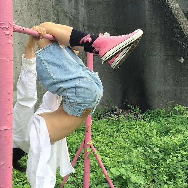 Новые модные вязаные носки в стиле хип-хоп в стиле k-pop с изображением розового пистолета и пламени динозавра, носки без пятки для мужчин и женщин
