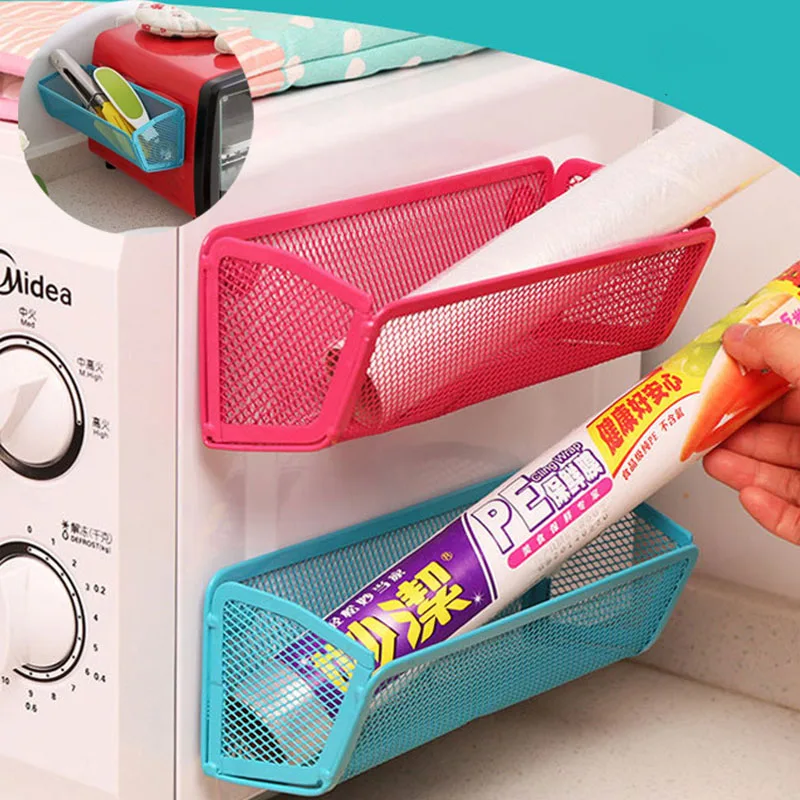 1PC Durable Kitchen Refrigerator Microwave Oven Hanging Racks Iron