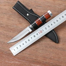 CS Cold нож с фиксированным лезвием уличный карманный нож высокопрочный полевой меч для выживания для кемпинга охоты тактическая деревянная ручка