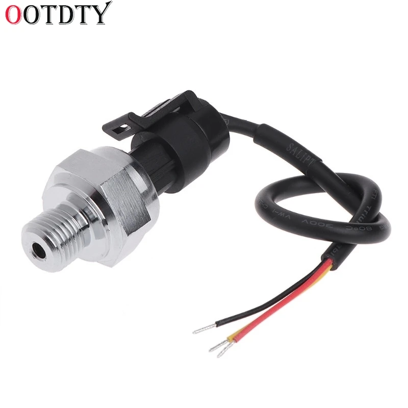 

OOTDTY 5V G1/4 1.2 MPa 150PSI Pressure Transmitter Water Gas Oil Fuel Pressure Sensor