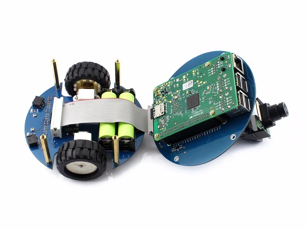 Комплект робота в стиле алфавита 2 с оригинальной фотокамерой Raspberry Pi 3 Model B /RPi