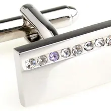 3 пар/лот манжета из горного хрусталя звенья фабрика поставка медного сплава Анти-запонки из окисленного металла оптом и в розницу