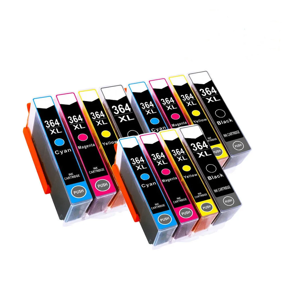 

12X Ink Cartridge for HP364 Photosmart 5510 5515 5520 5524 6510 C6380 Printer