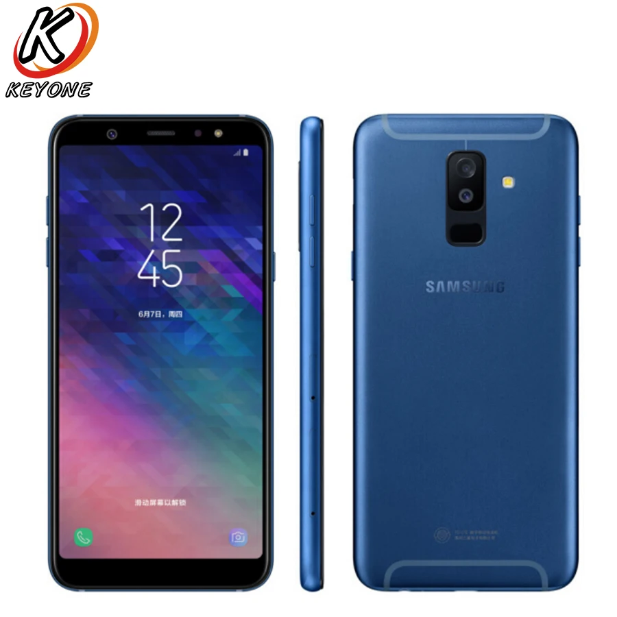 Мобильный телефон samsung Galaxy A9 Sta r lite A6050, 6,0 дюймов, 4 Гб ОЗУ, 64 Гб ПЗУ, Android 8,0, двойная задняя камера, отпечаток пальца