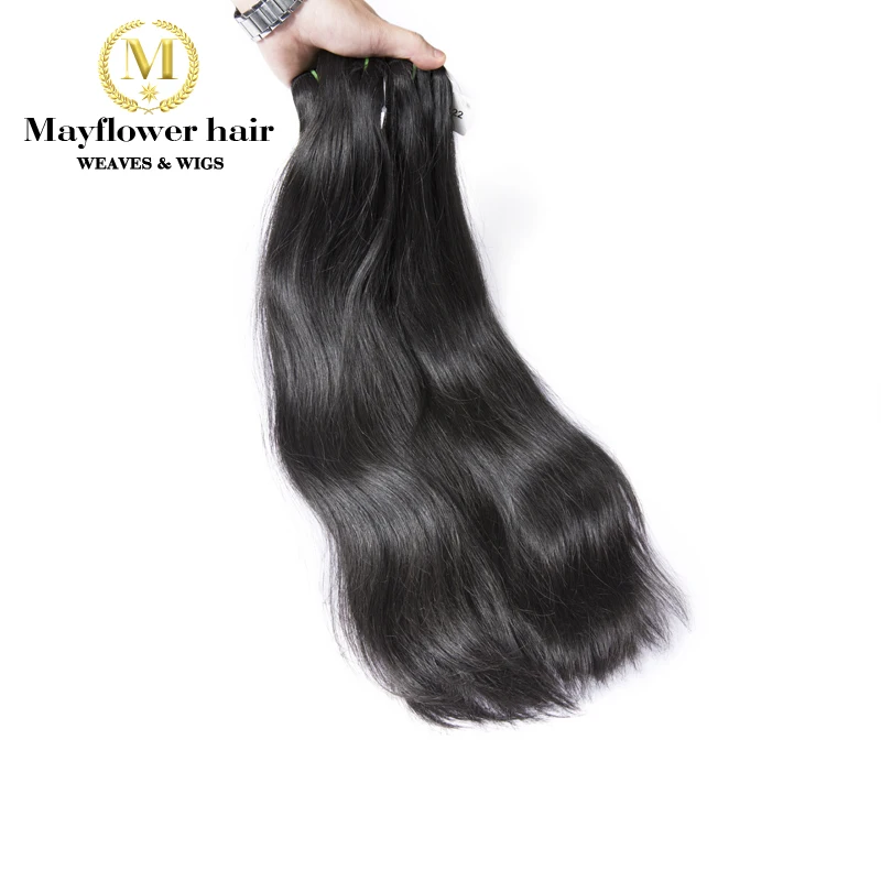 

Mayflower Double Drawn Vietnamese Straight hair 20-26" Original Vietnam Remy hair 1/2/3/4 bundle mix length Natural black